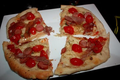 pizza pomodorini